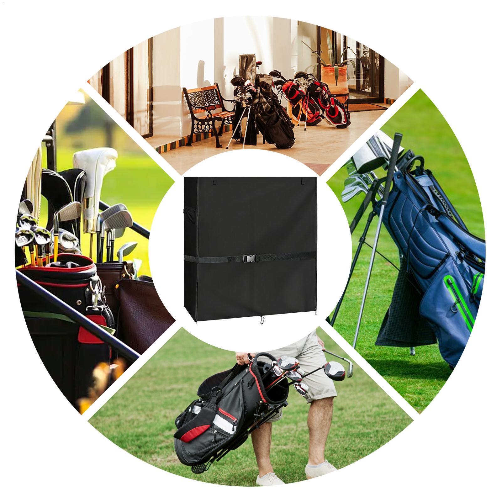 Golf Equipment Organizer For Garage - 골프 스탠드 백 레인커버 옥스포드 가제