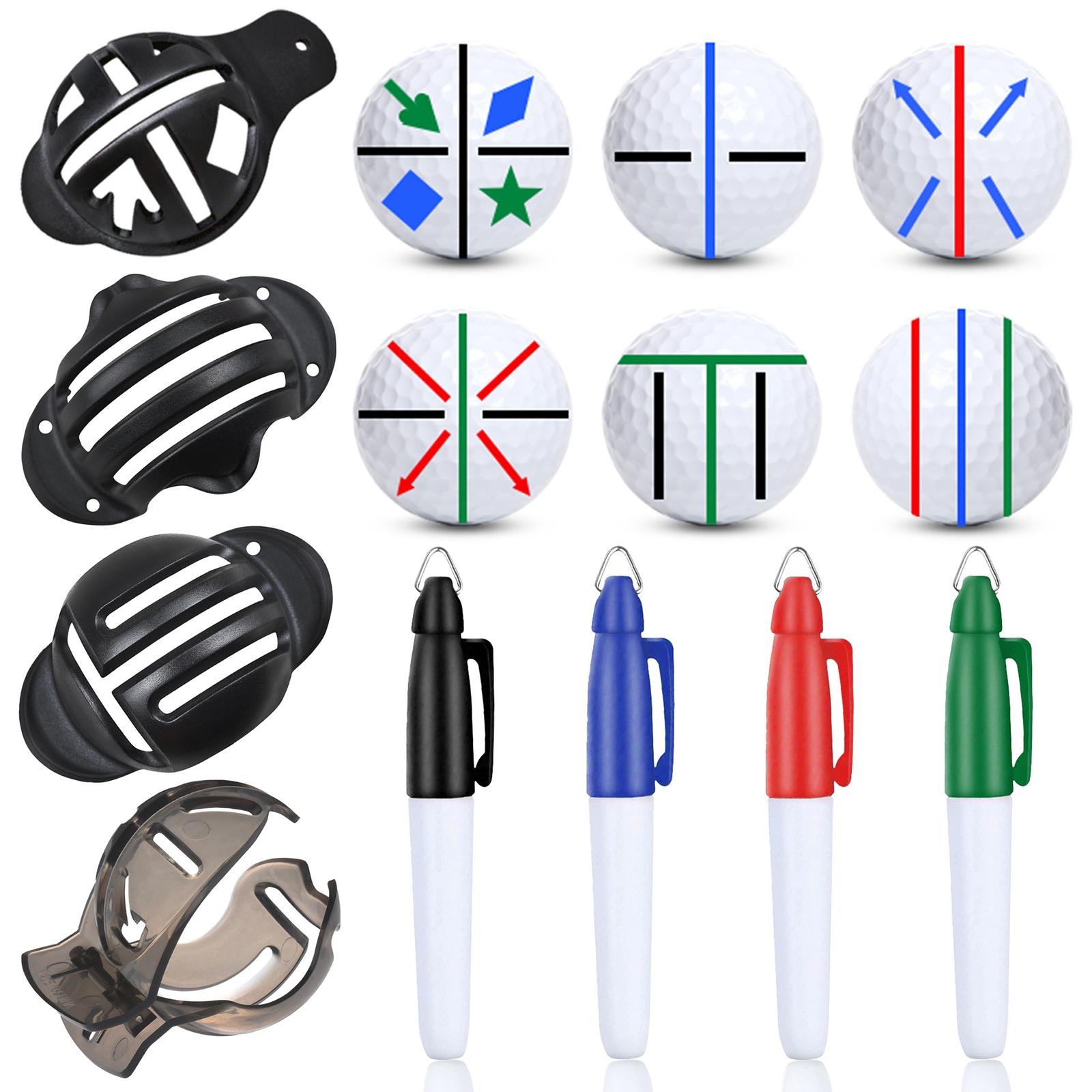 Ball Marker Set - 골프 공 마킹 스텐실 키트 모든