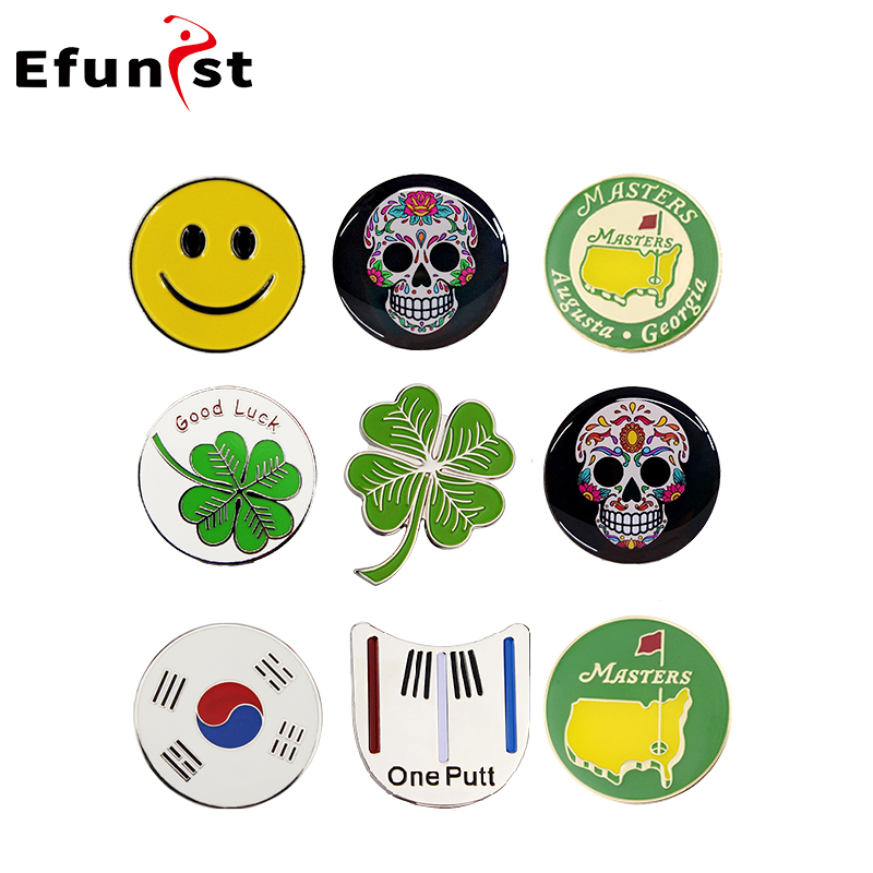 Ball Marker Set - 골프 볼 마커 합금 혼합 다양한