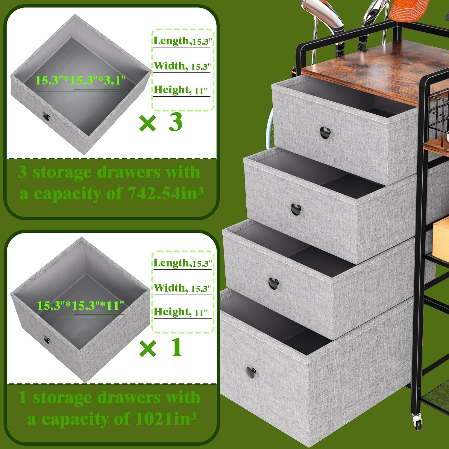 특대형 골프백 보관 랙 (차고용), 고하중 금속 골프백 - Golf Equipment Organizer For Garage 리뷰 및 가격