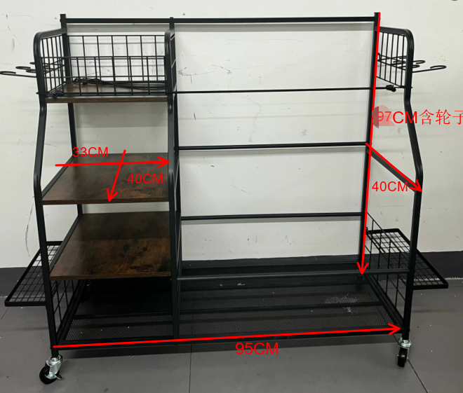 롤링 골프 스토리지 랙 차고 정리대 금속 스포츠 장비  - Golf Equipment Organizer For Garage 리뷰 및 가격