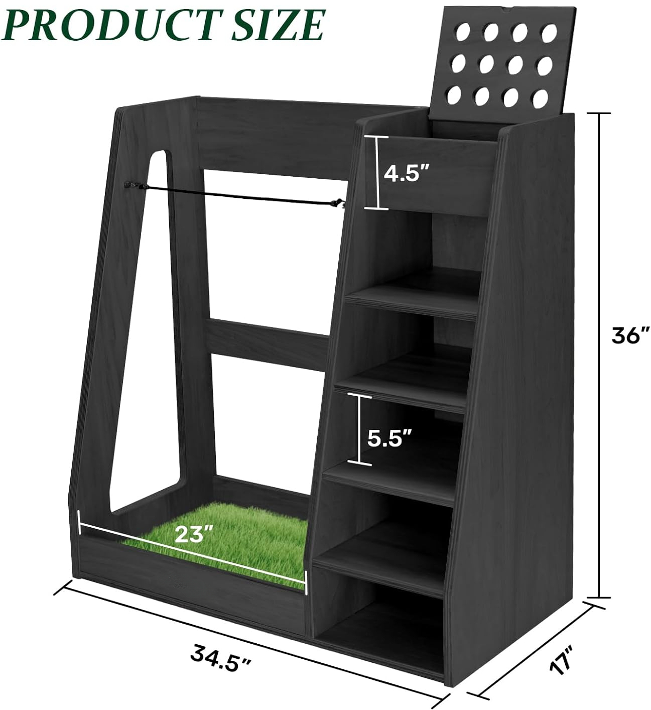 골프백 2개 보관용, 자작나무 합판 목재 정리대(차고용 - Golf Equipment Organizer For Garage 리뷰 및 가격